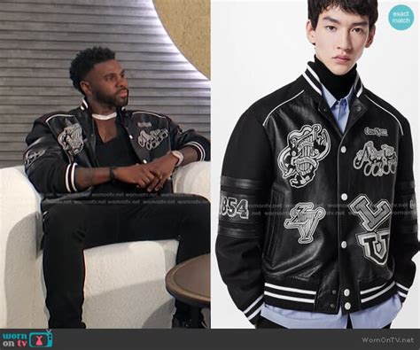 jason derulo louis vuitton jacke|VARSITY JACKET .